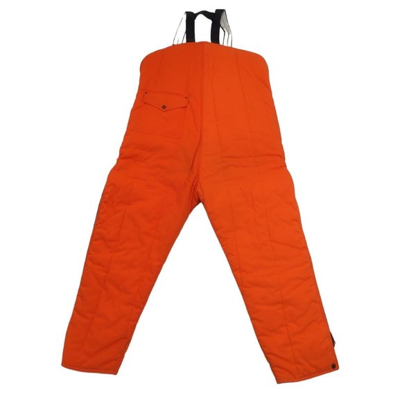 RefrigiWear Kodofill Insulated Warm Bibs Overalls High Visibility Orange USA L - Picture 4 of 8